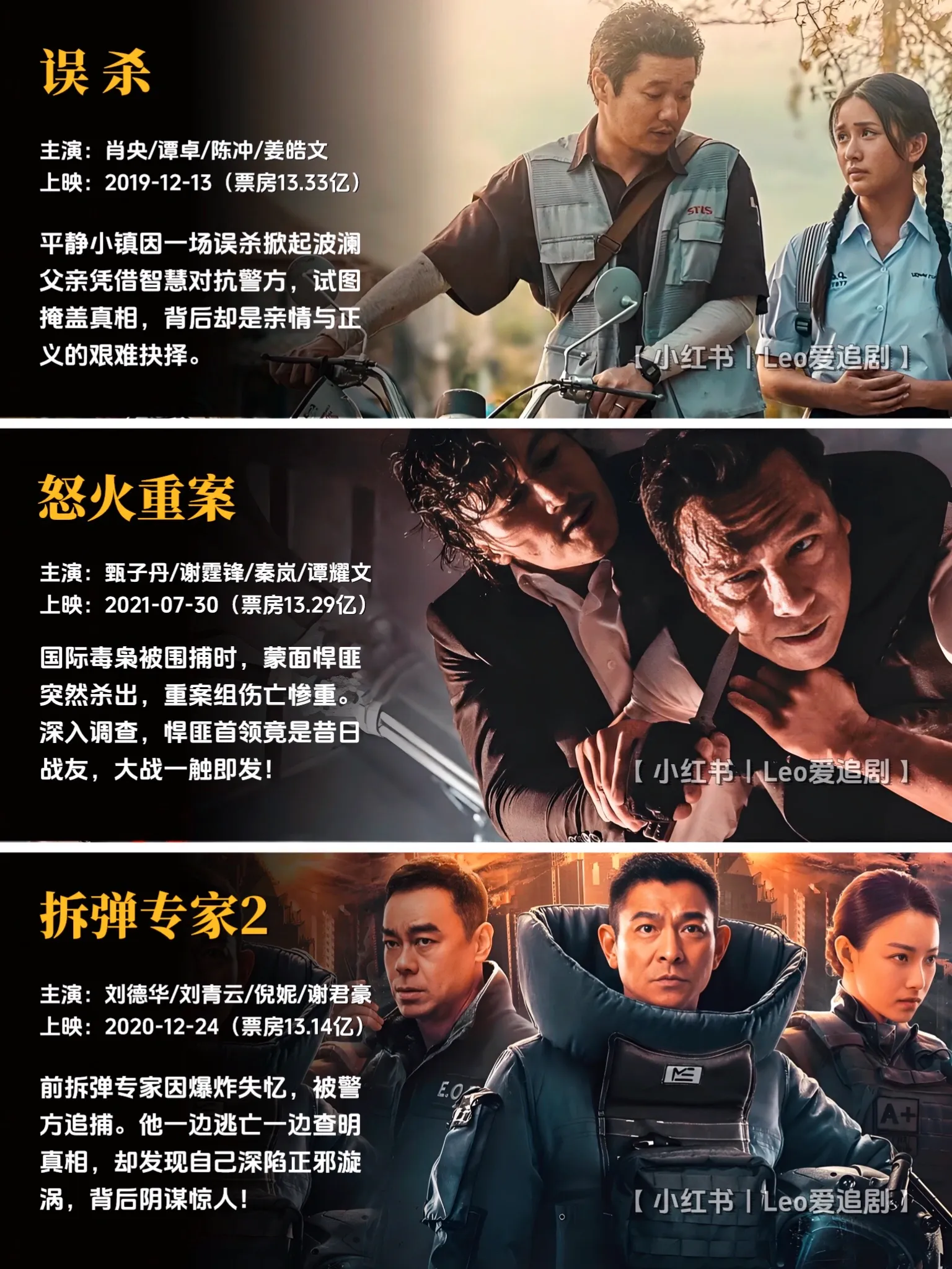 码住‼️国产罪案片🔥票房TOP50你pick哪部❓