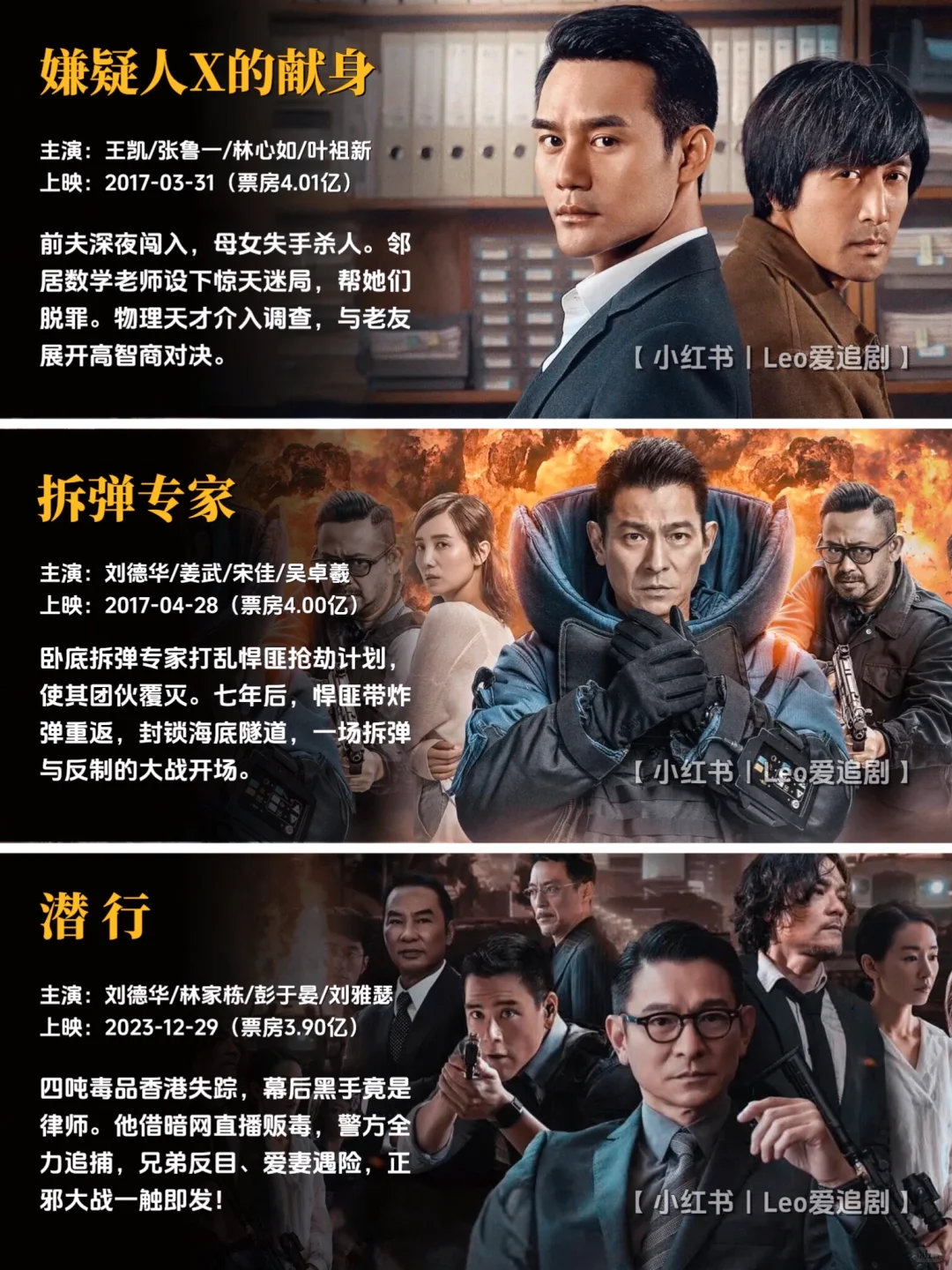 码住‼️国产罪案片🔥票房TOP50你pick哪部❓