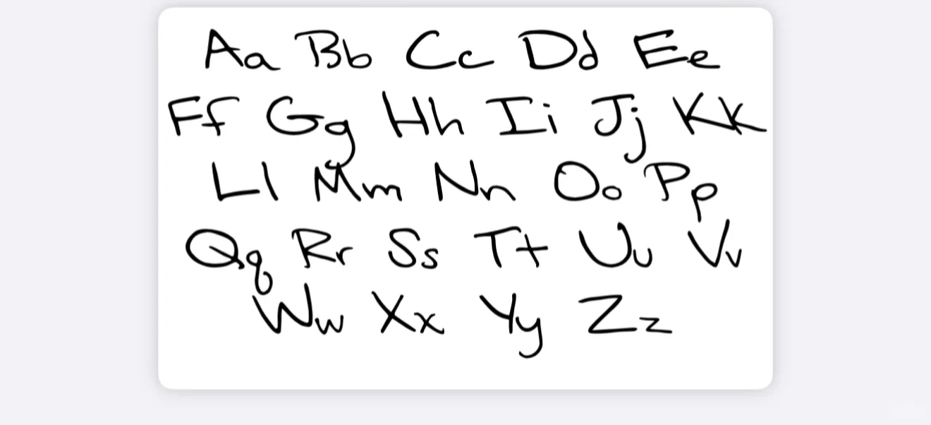 手把手教你拥有霉霉手写体