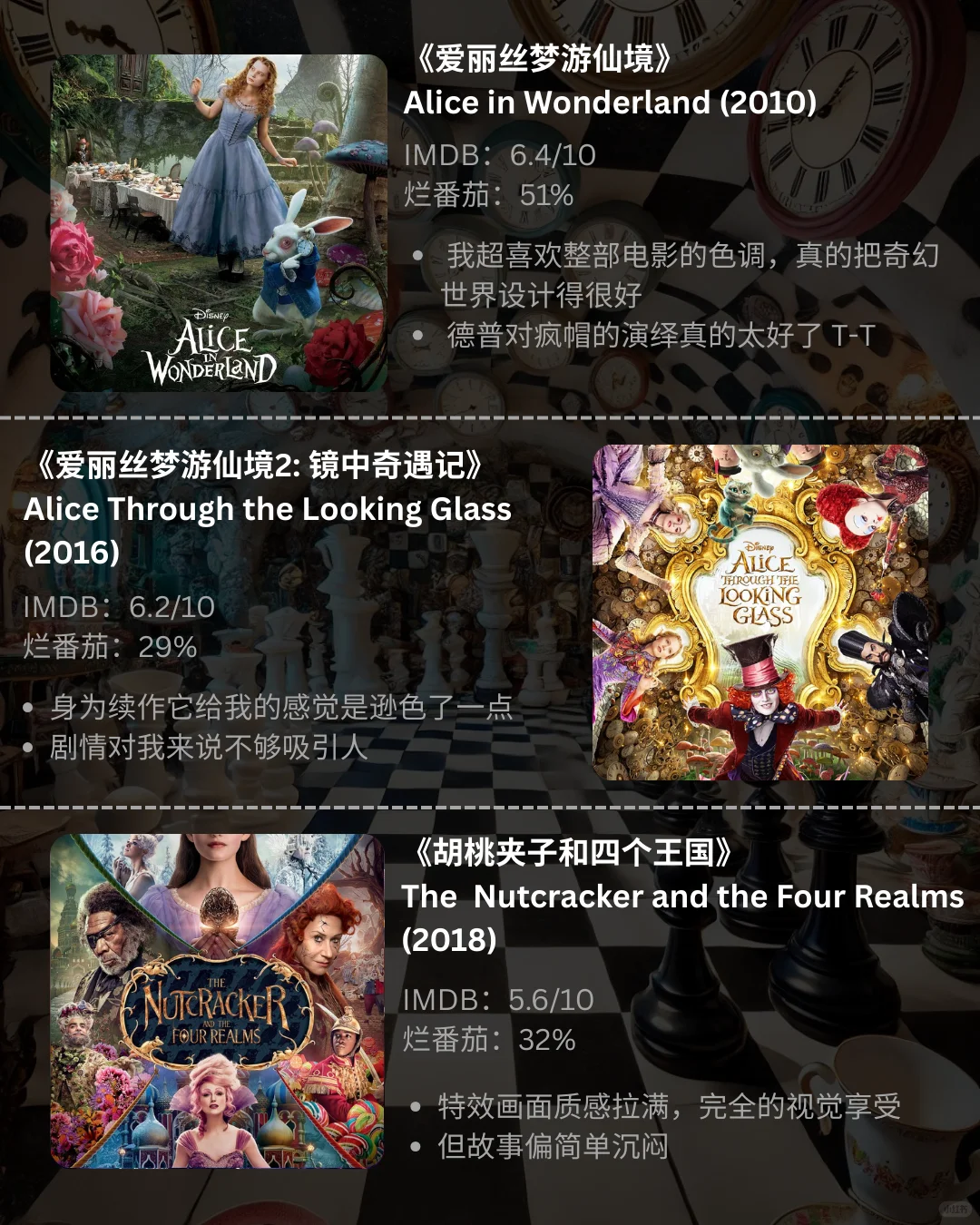 喜欢童话/奇幻题材电影的人有福啦！！