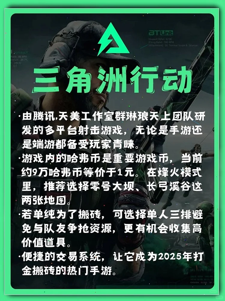 惊！2025年打金搬砖超棒的手机游戏排行