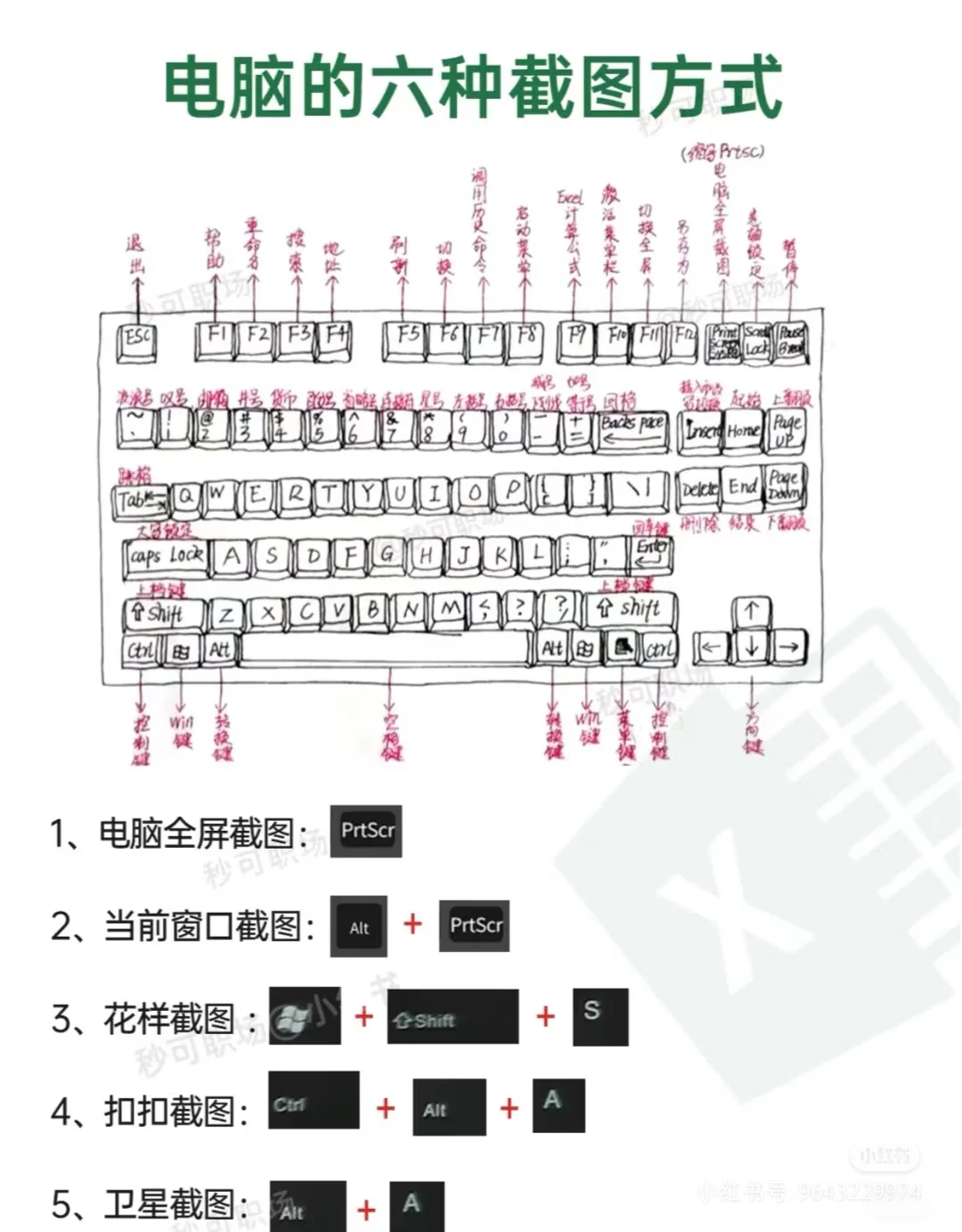 电脑常用快捷键大全，让你省时省力