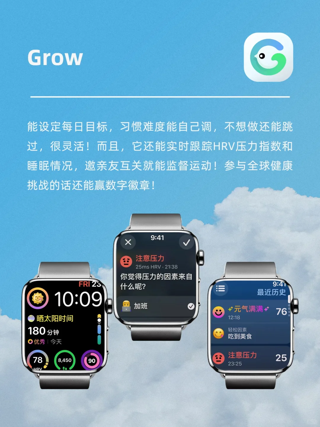 解压治愈｜6个苹果手表压力自测app