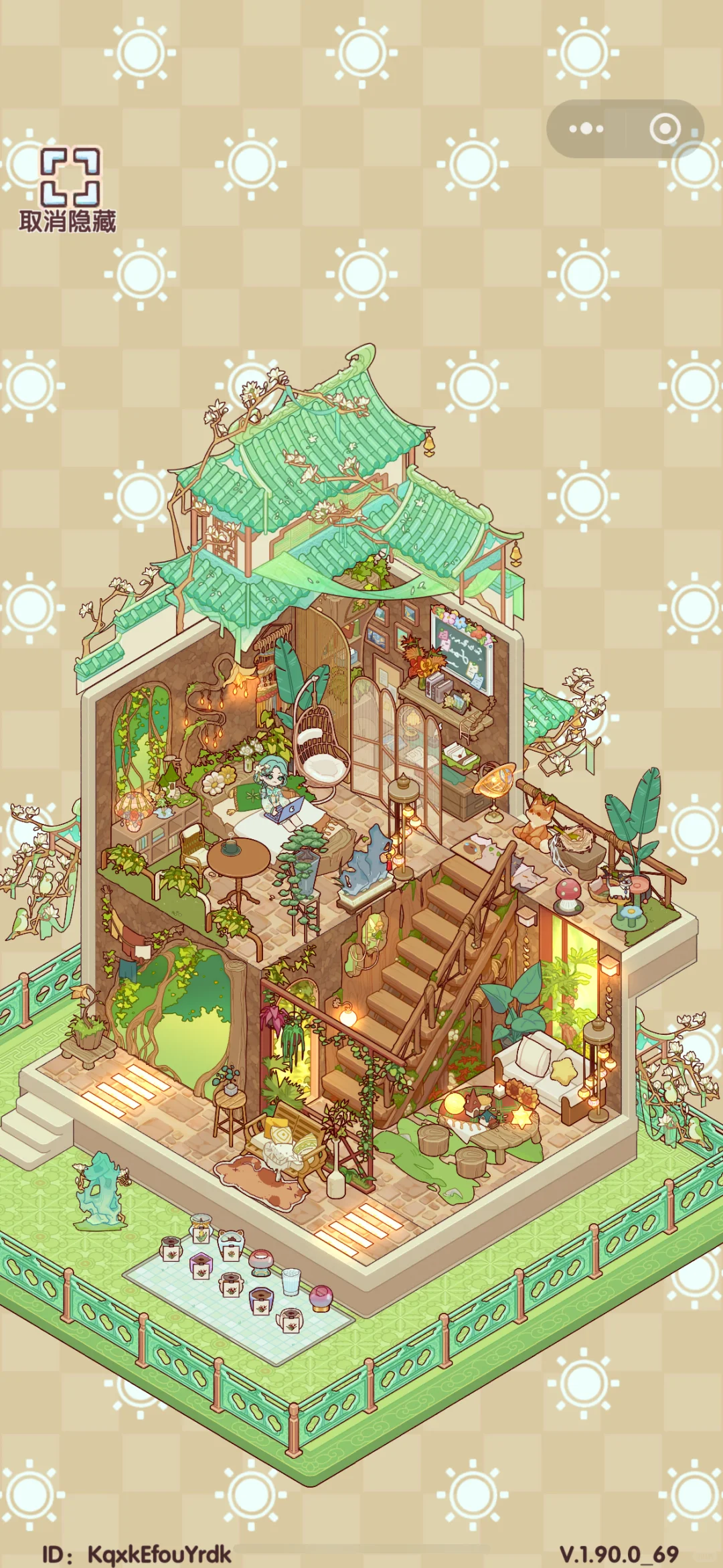 终于让我发现了！电子贴纸造景！