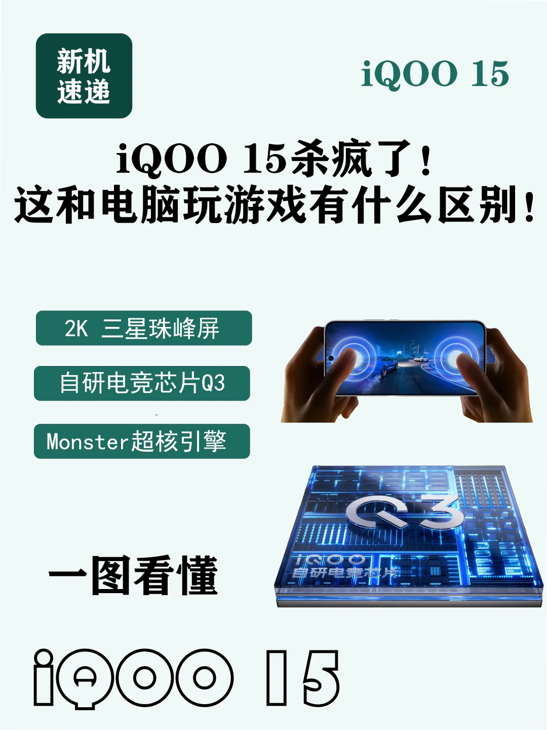 iQOO 15杀疯了！玩手机游戏和PC端一样爽！