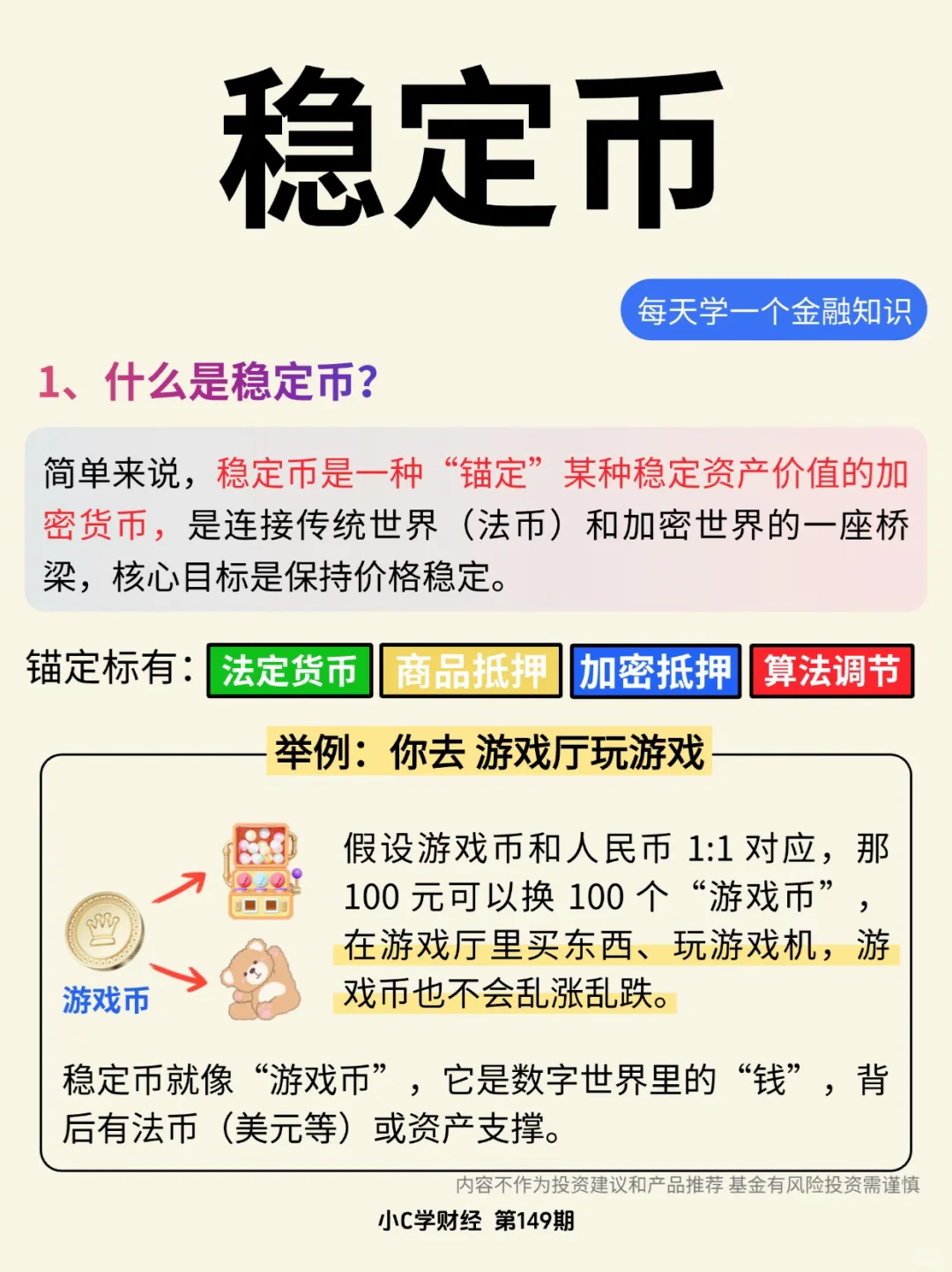 稳定币法案通过！一文教看懂什么是稳定币～