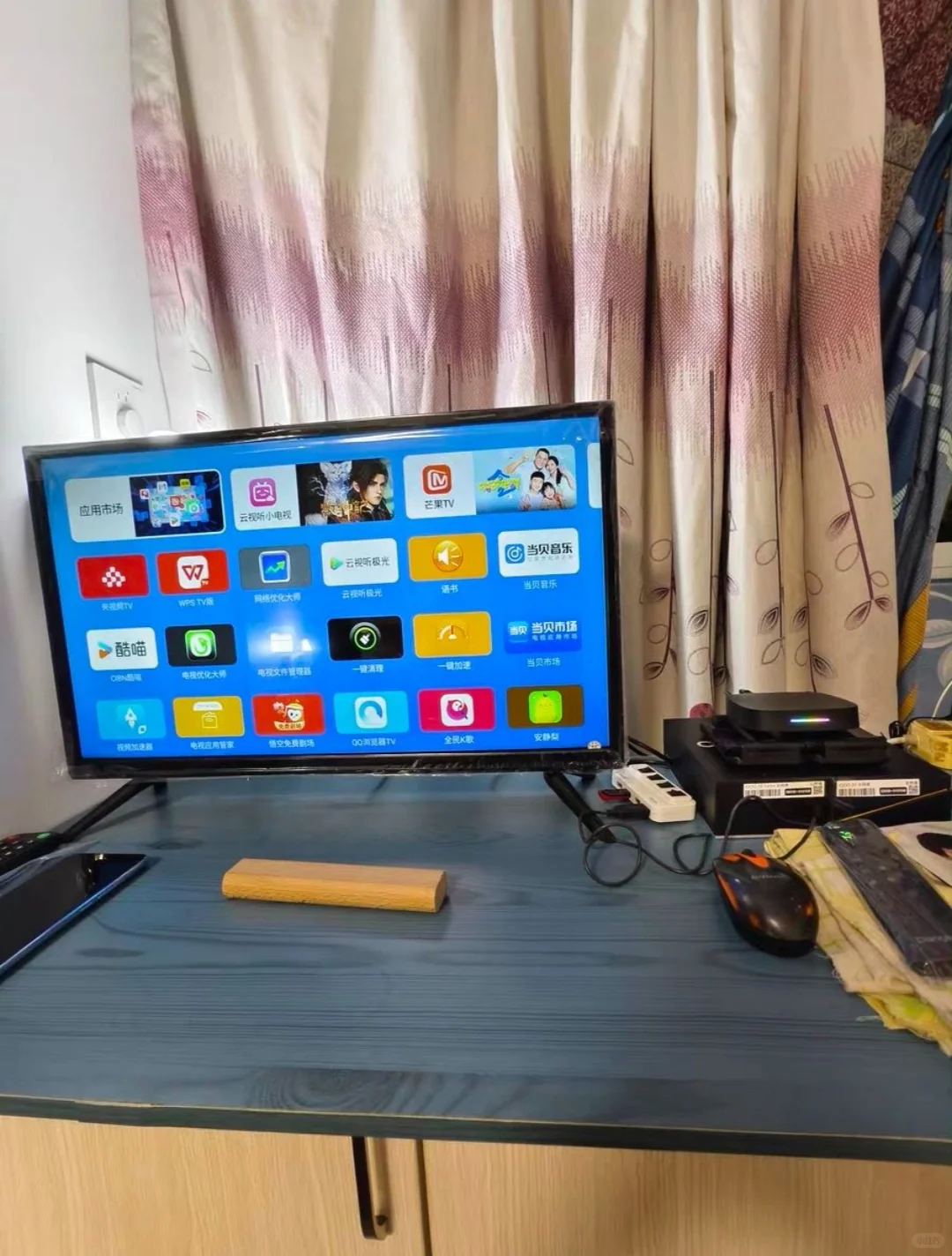 终于看上了，电视原来能看