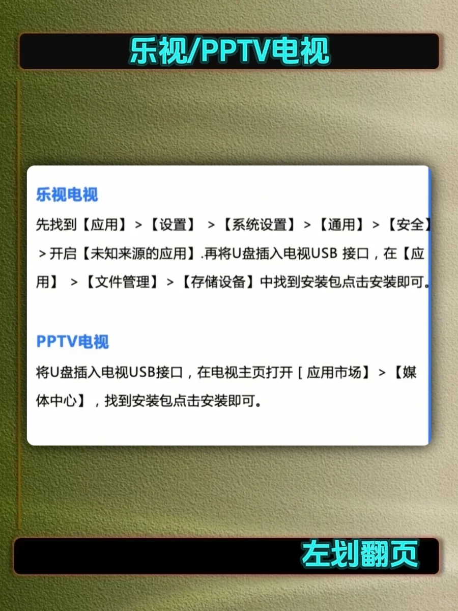 全品牌电视安装软件教程，超全整理汇总