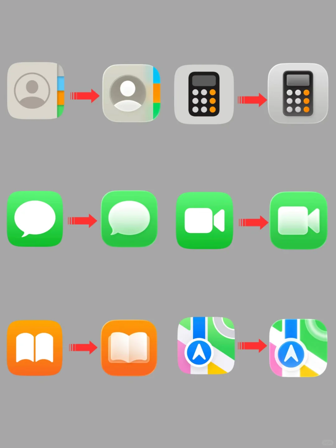 iOS26新图标变化！你更喜欢哪个风格？！