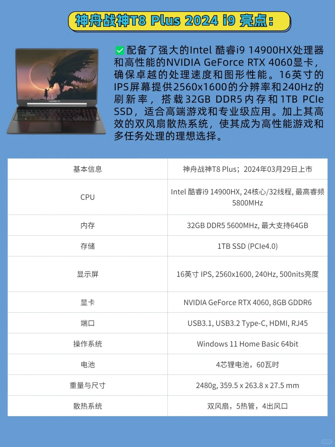 闭眼入的游戏本|游戏本参数测评✅