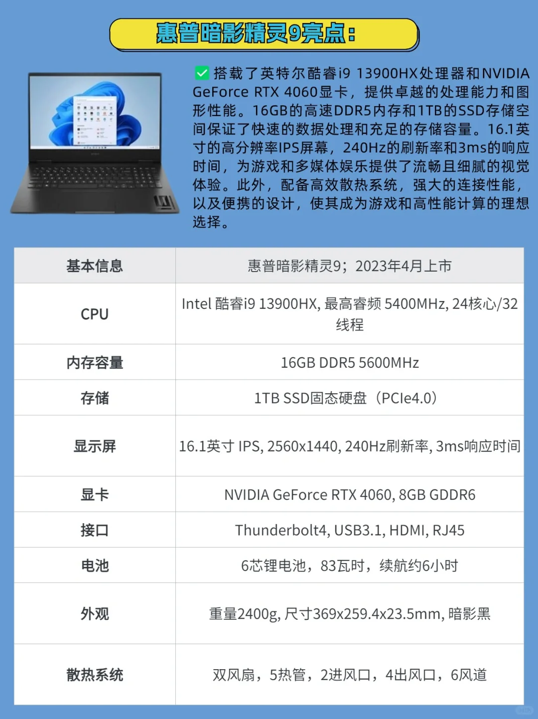 闭眼入的游戏本|游戏本参数测评✅