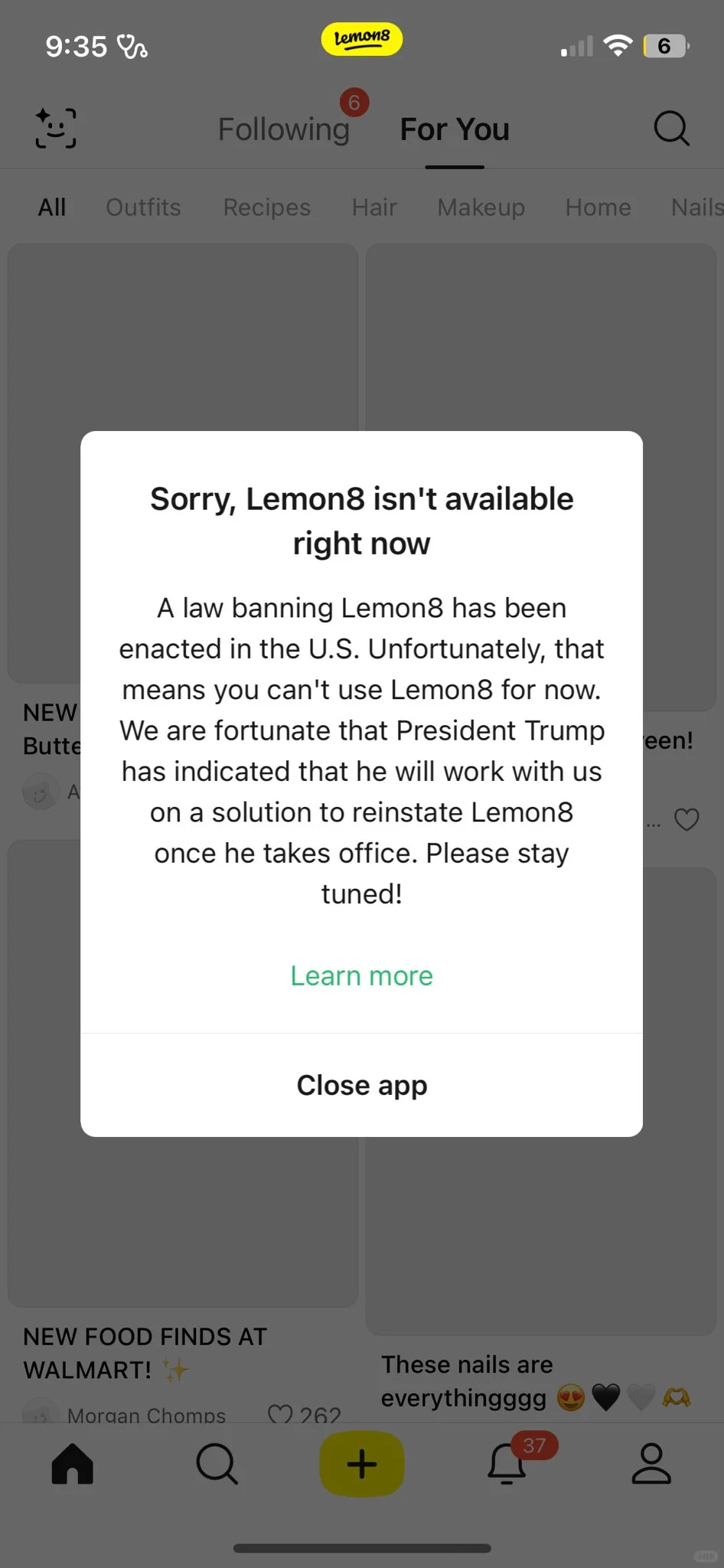 TikTok、剪映海外版和Lemon8美国正式下线！