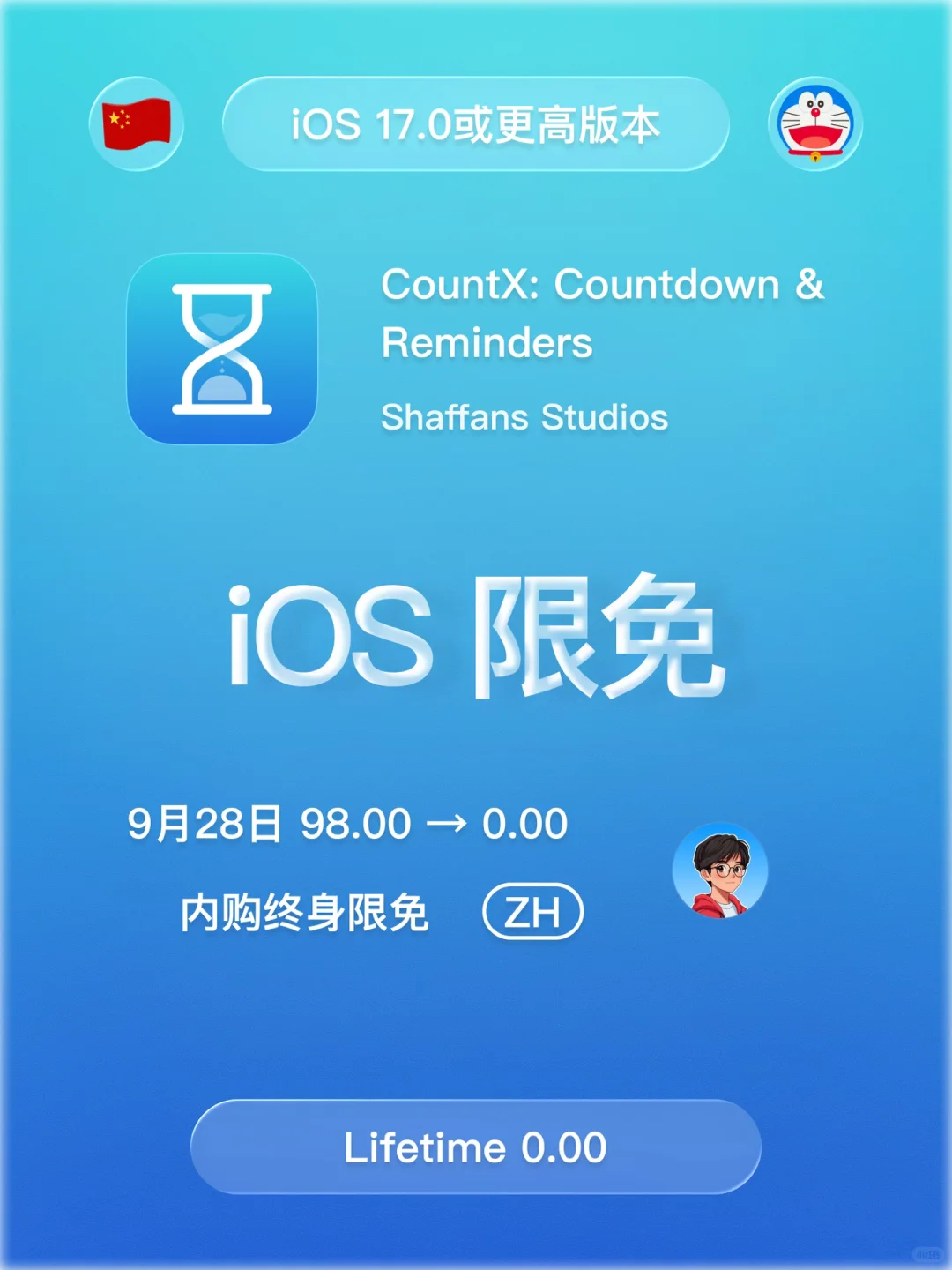 iOS 限免 - 倒计时和提醒应用