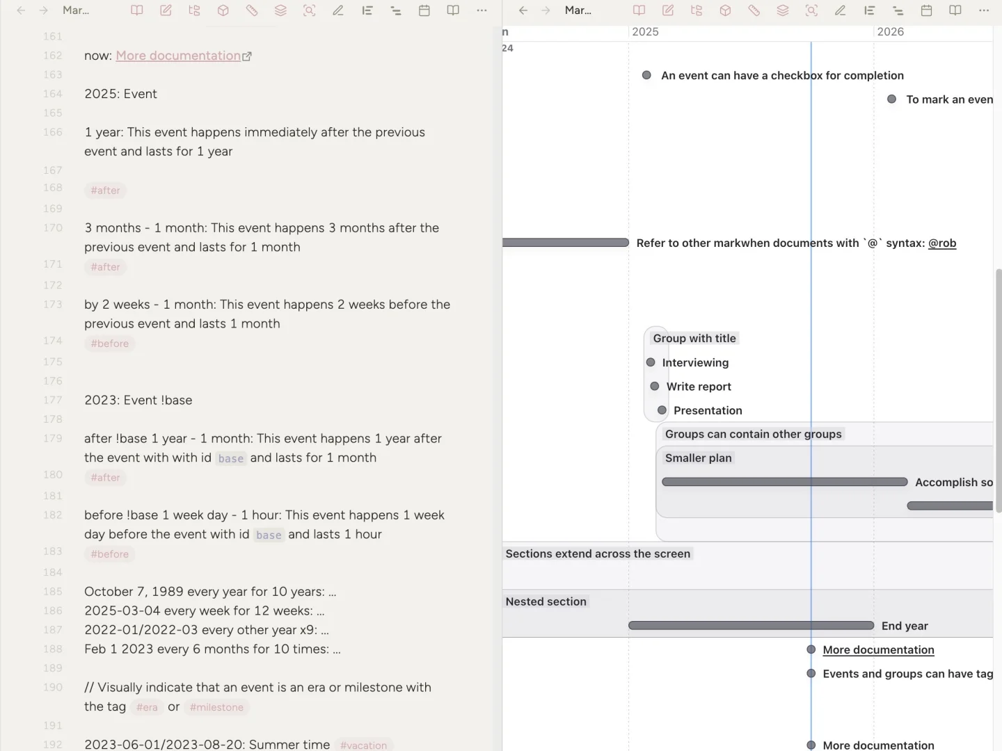 Obsidian上过于惊艳的时间线甘特图插件…