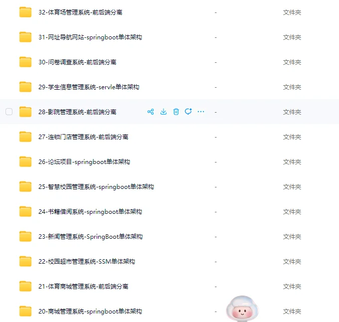 国庆前练完java49个练手项目（附源码）