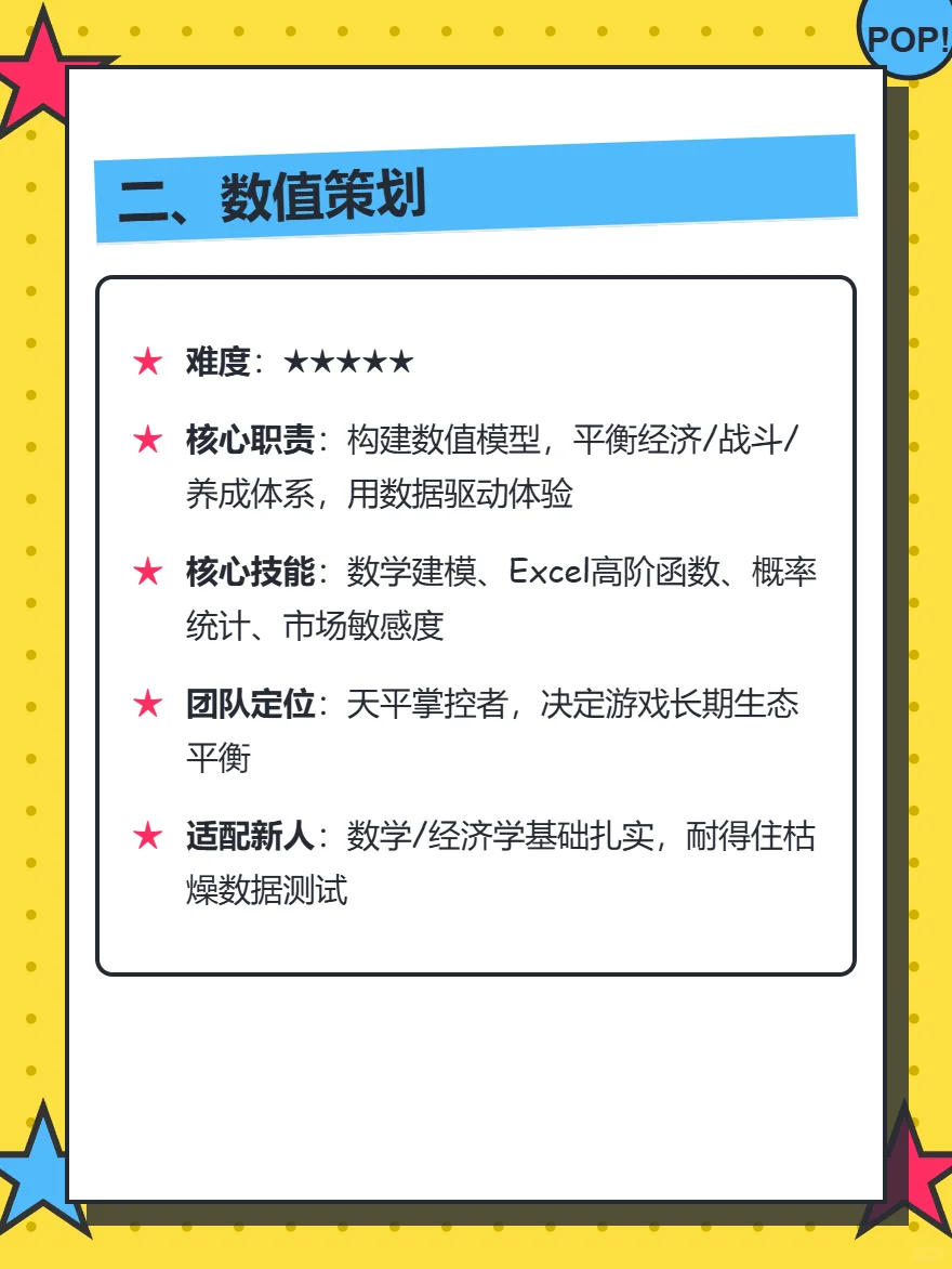 游戏策划岗位全解析