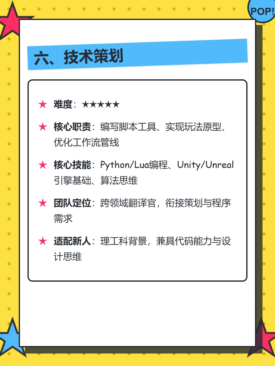 游戏策划岗位全解析