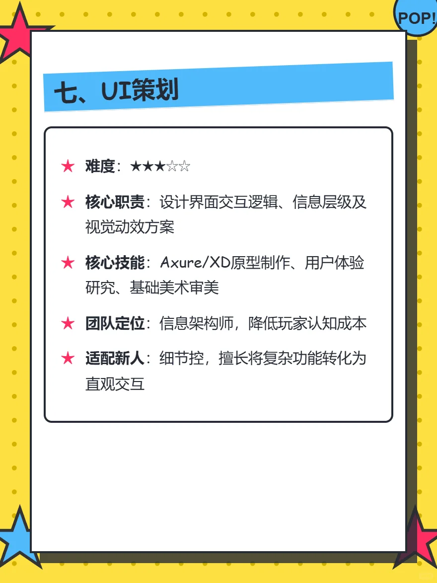 游戏策划岗位全解析