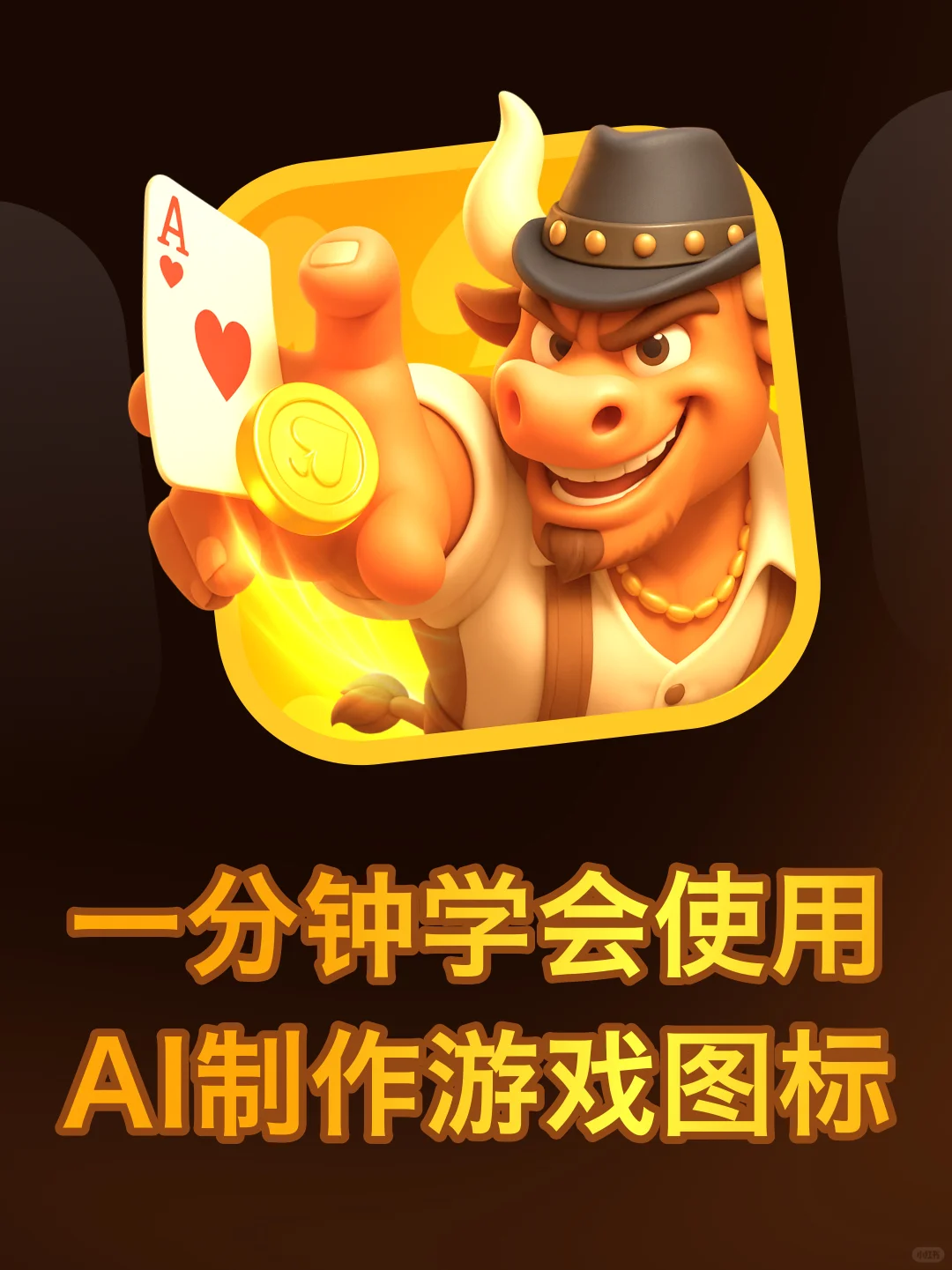 一分钟学会AI制作游戏图标