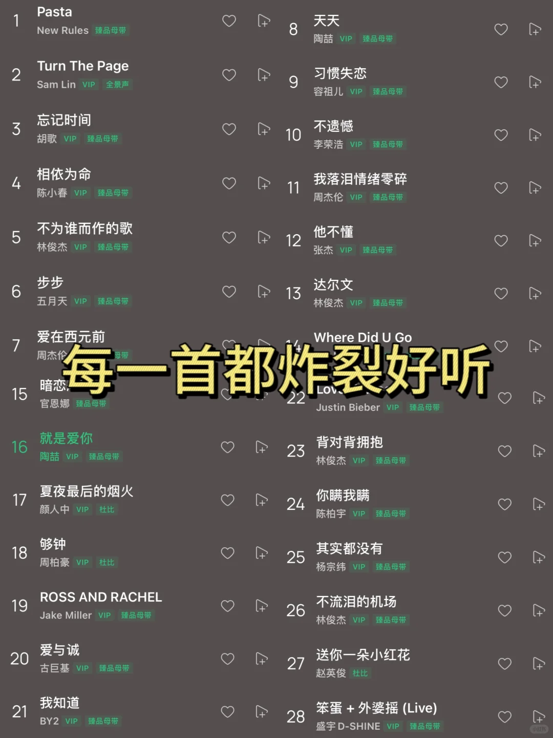 🎶听歌必备，这几首歌让你瞬间上头！💥