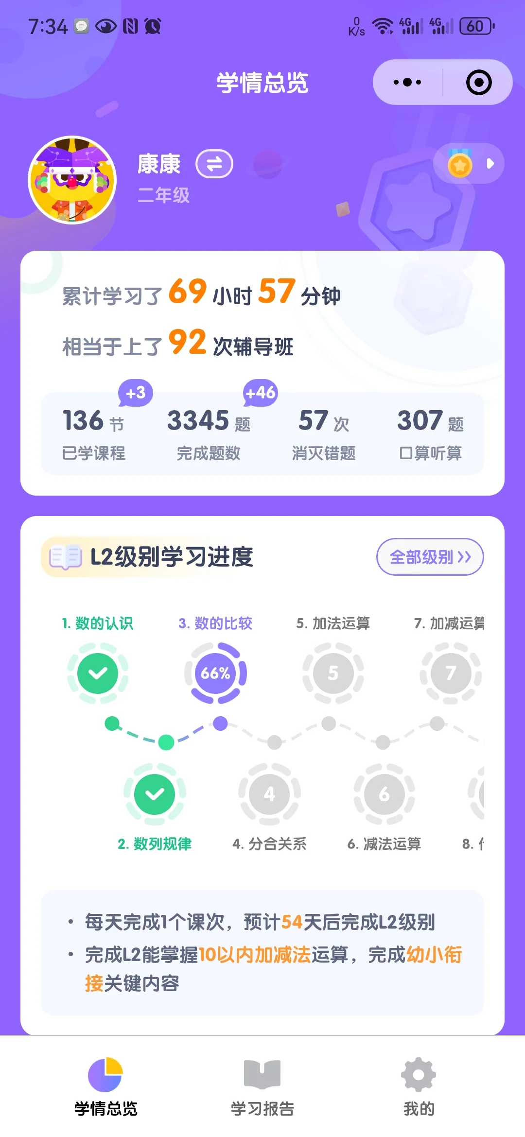 数学启蒙好助手，数感星球app真棒！