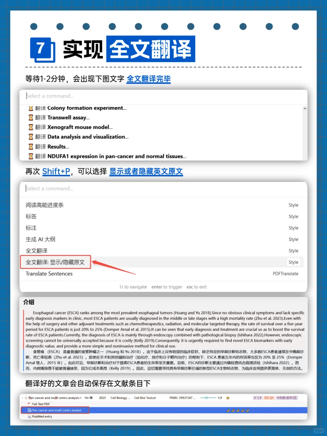 Zotero全文翻译｜手把手教你实现翻译自由！