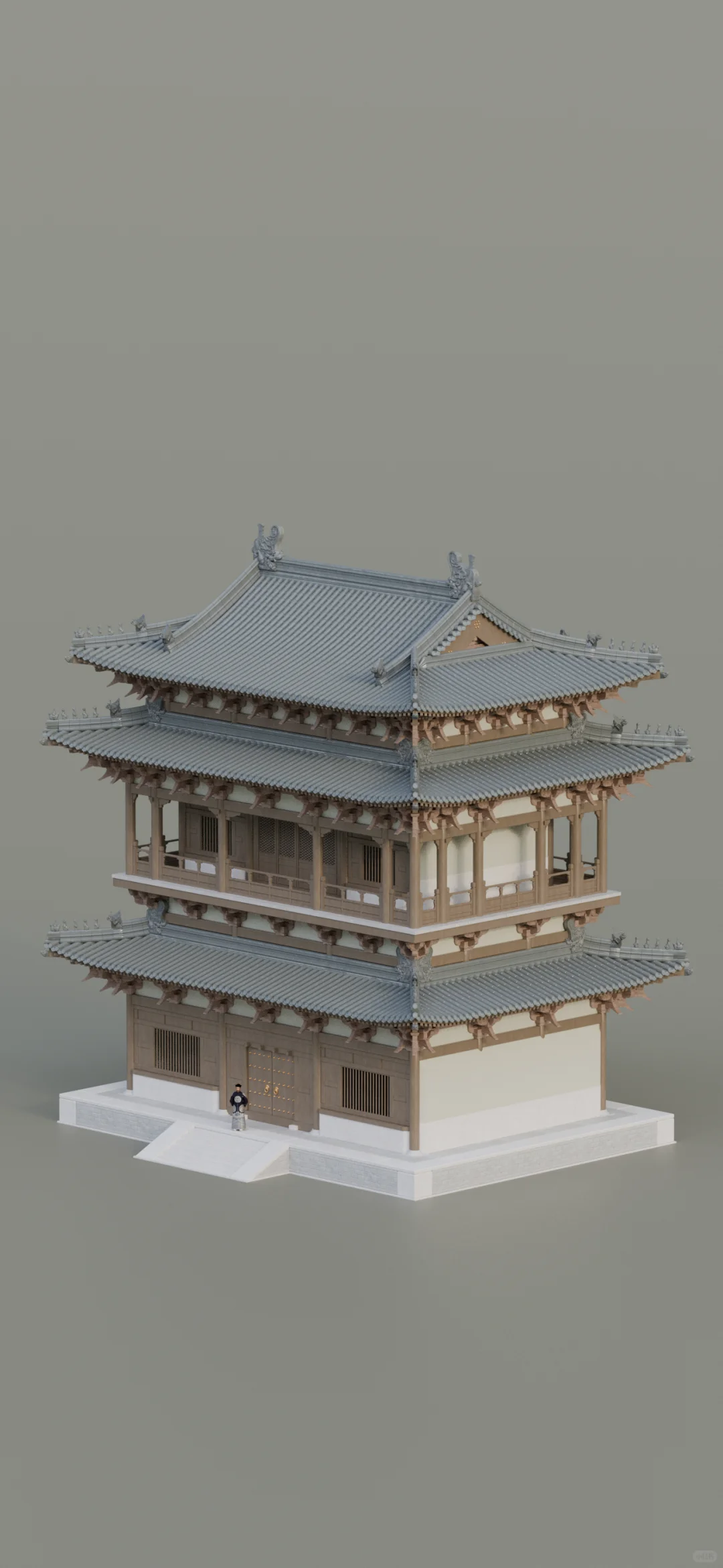 Blender自动生成楼阁