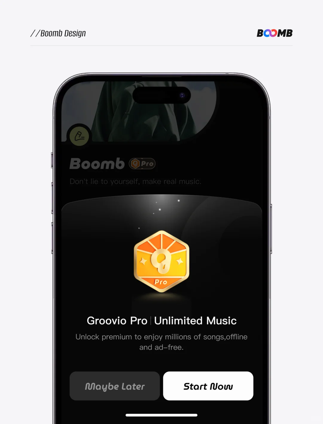 「Groovio」音乐App第3弹：个人页设计