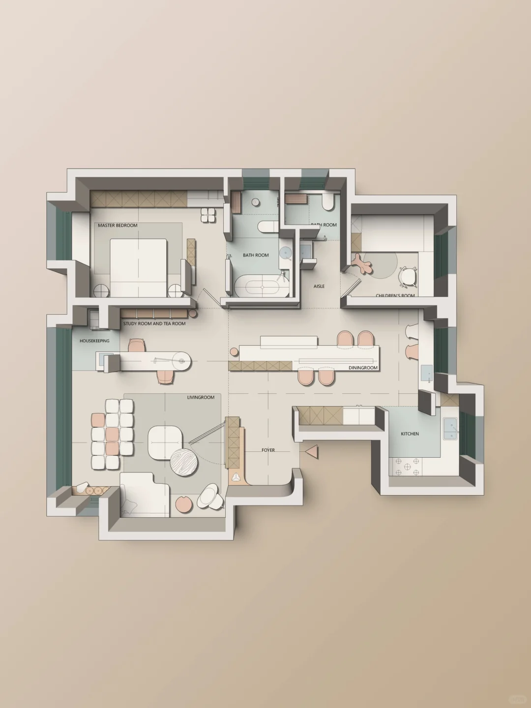 啊？彩平图还能做3D立体效果？