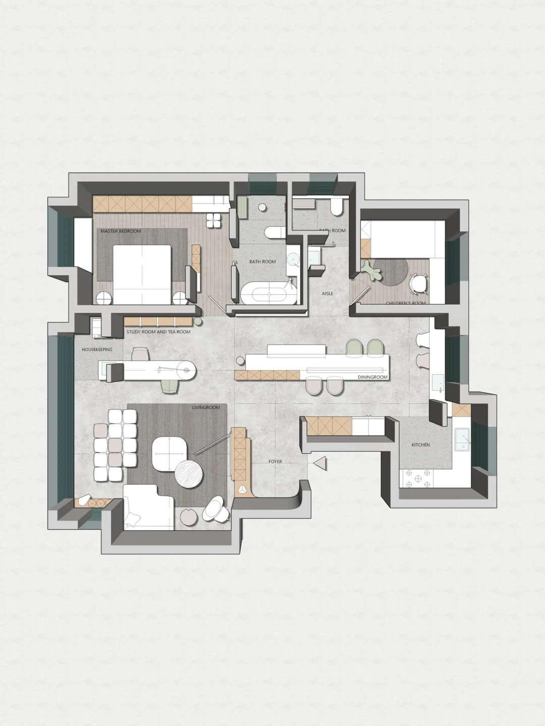啊？彩平图还能做3D立体效果？