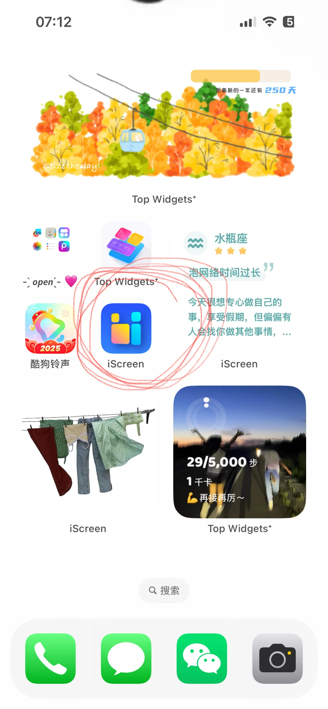 iPhone页面小组件，不懂的再问我哦