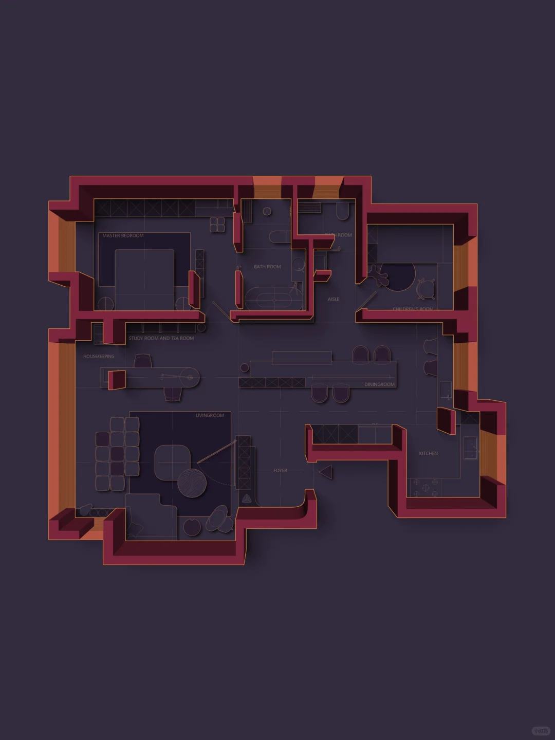 啊？彩平图还能做3D立体效果？