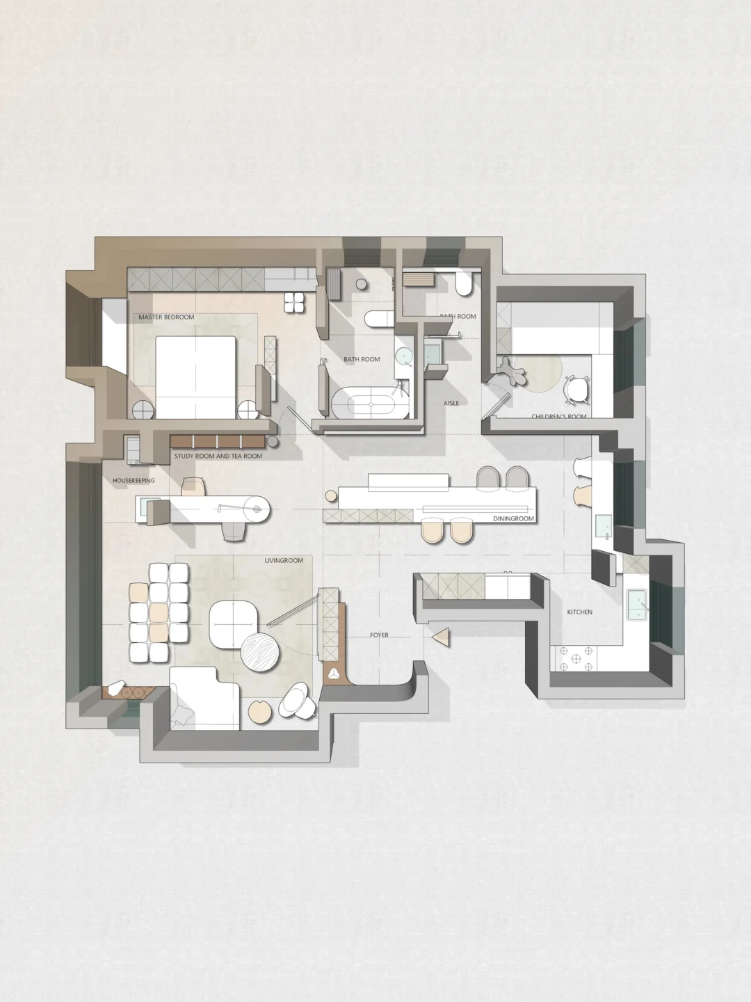 啊？彩平图还能做3D立体效果？