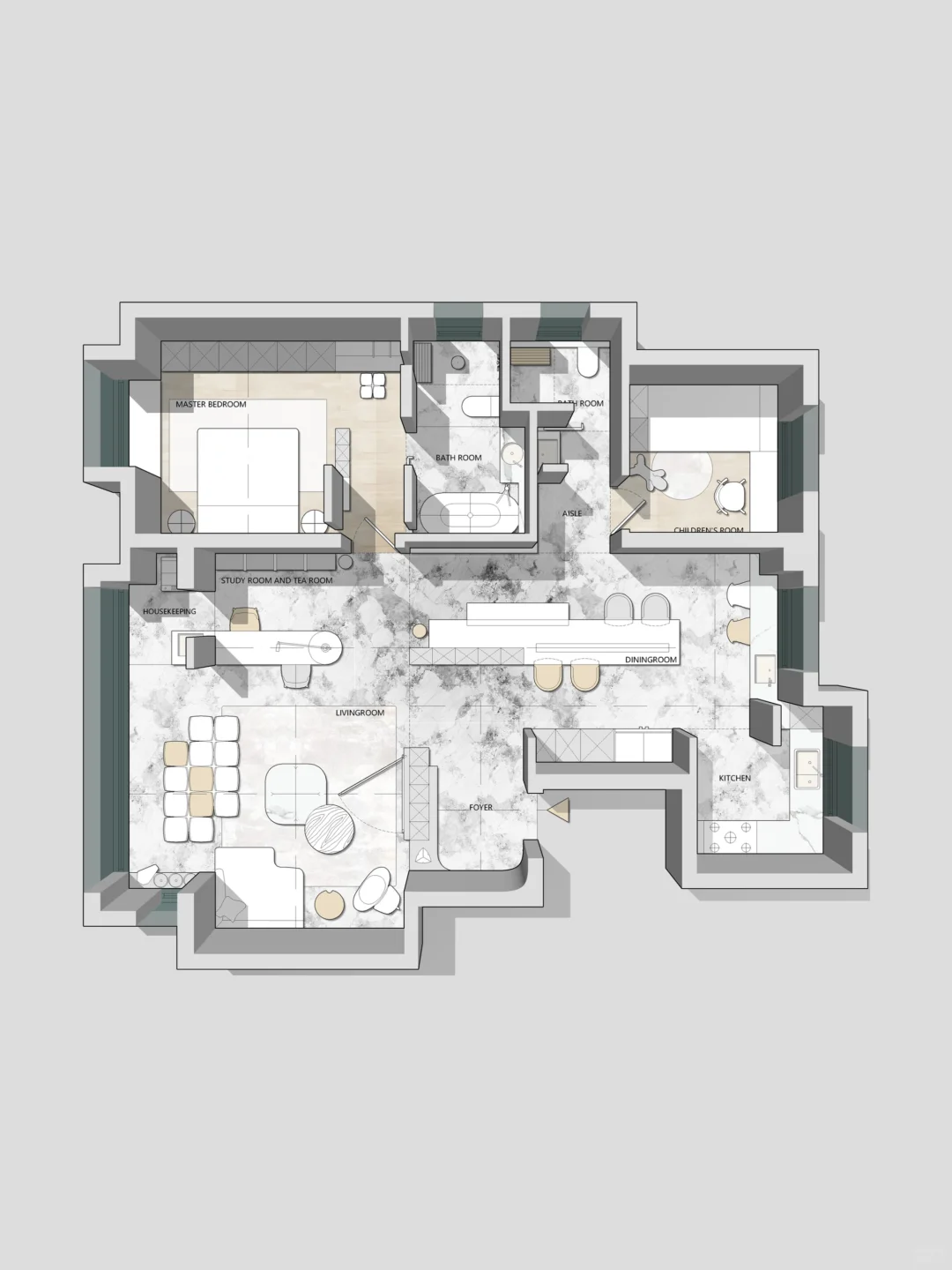 啊？彩平图还能做3D立体效果？