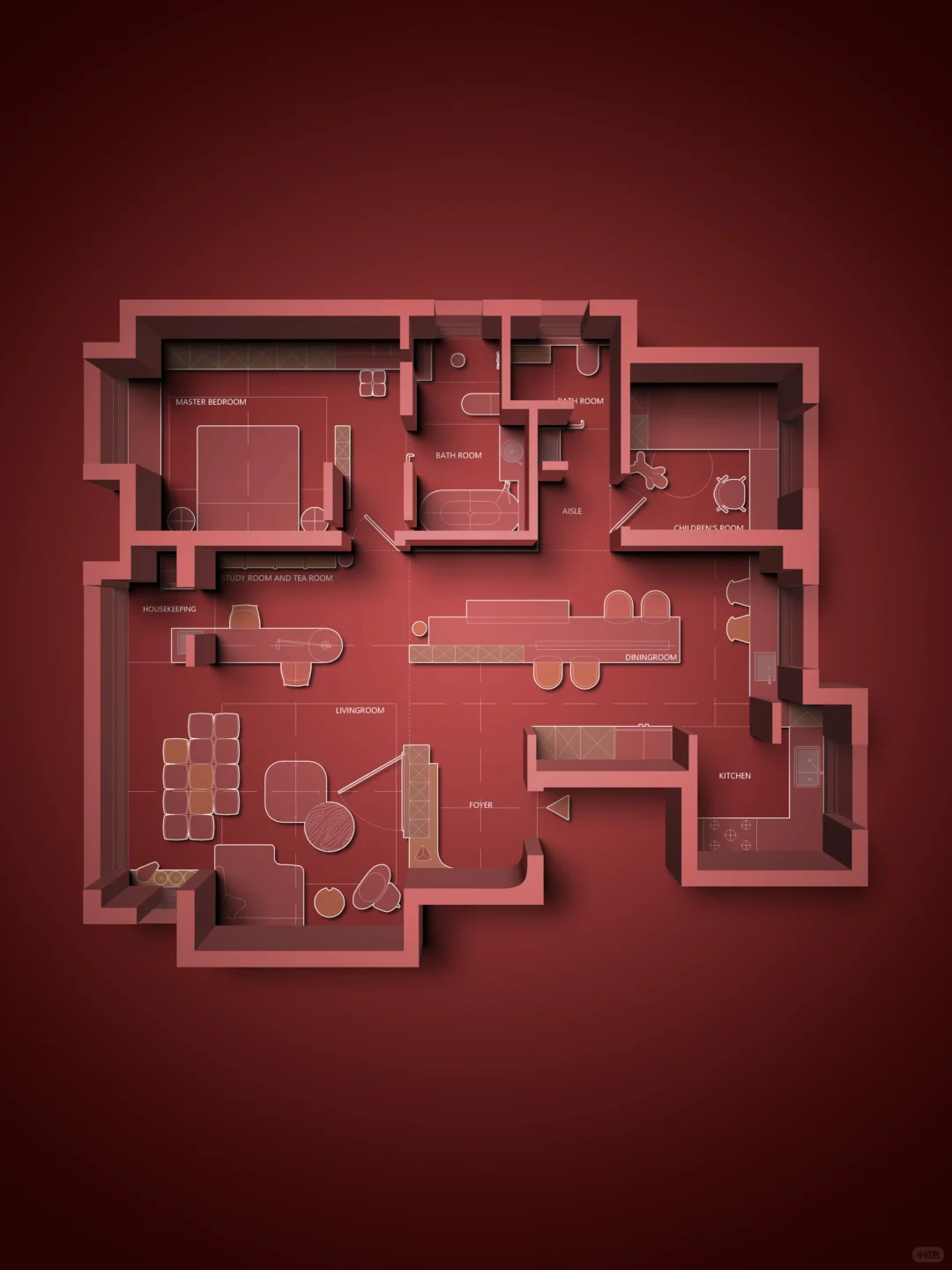 啊？彩平图还能做3D立体效果？