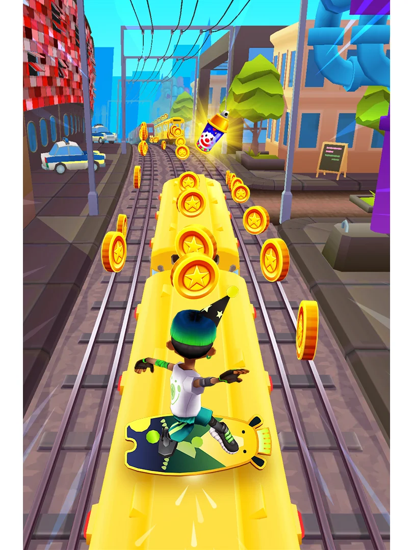 地铁跑酷，城市中的速度与激情！🔥🔥