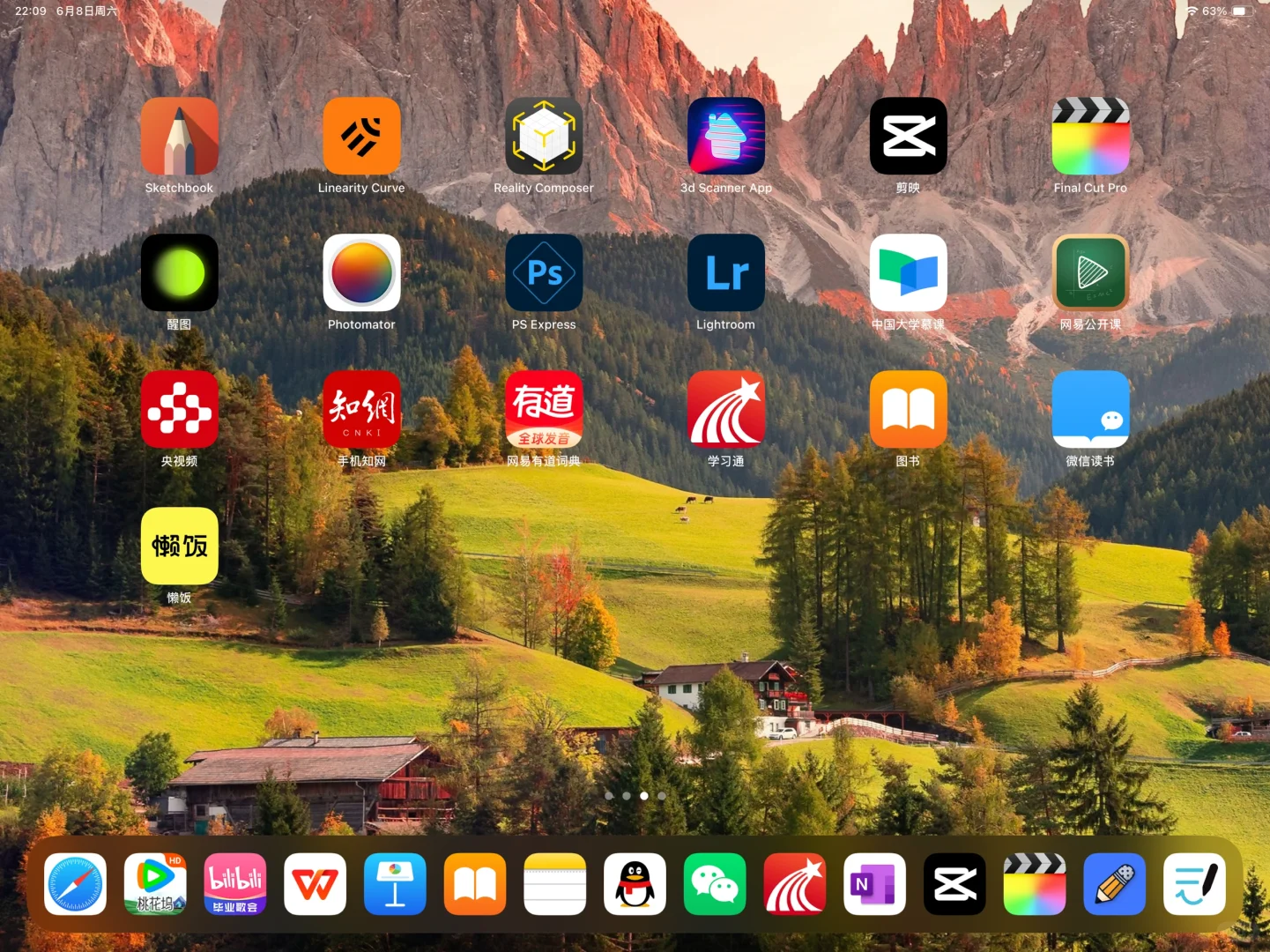 iPad 桌面布局与APP推荐