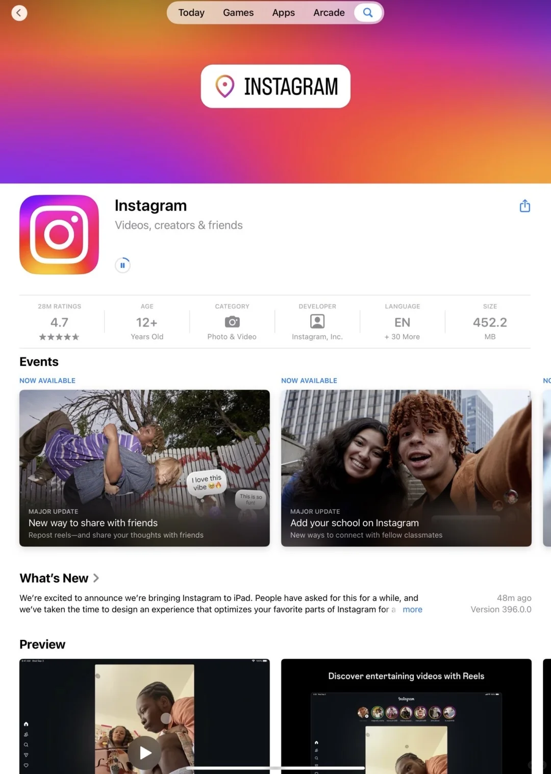 🚨Instagram 现已正式推出 iPad 官方应用
