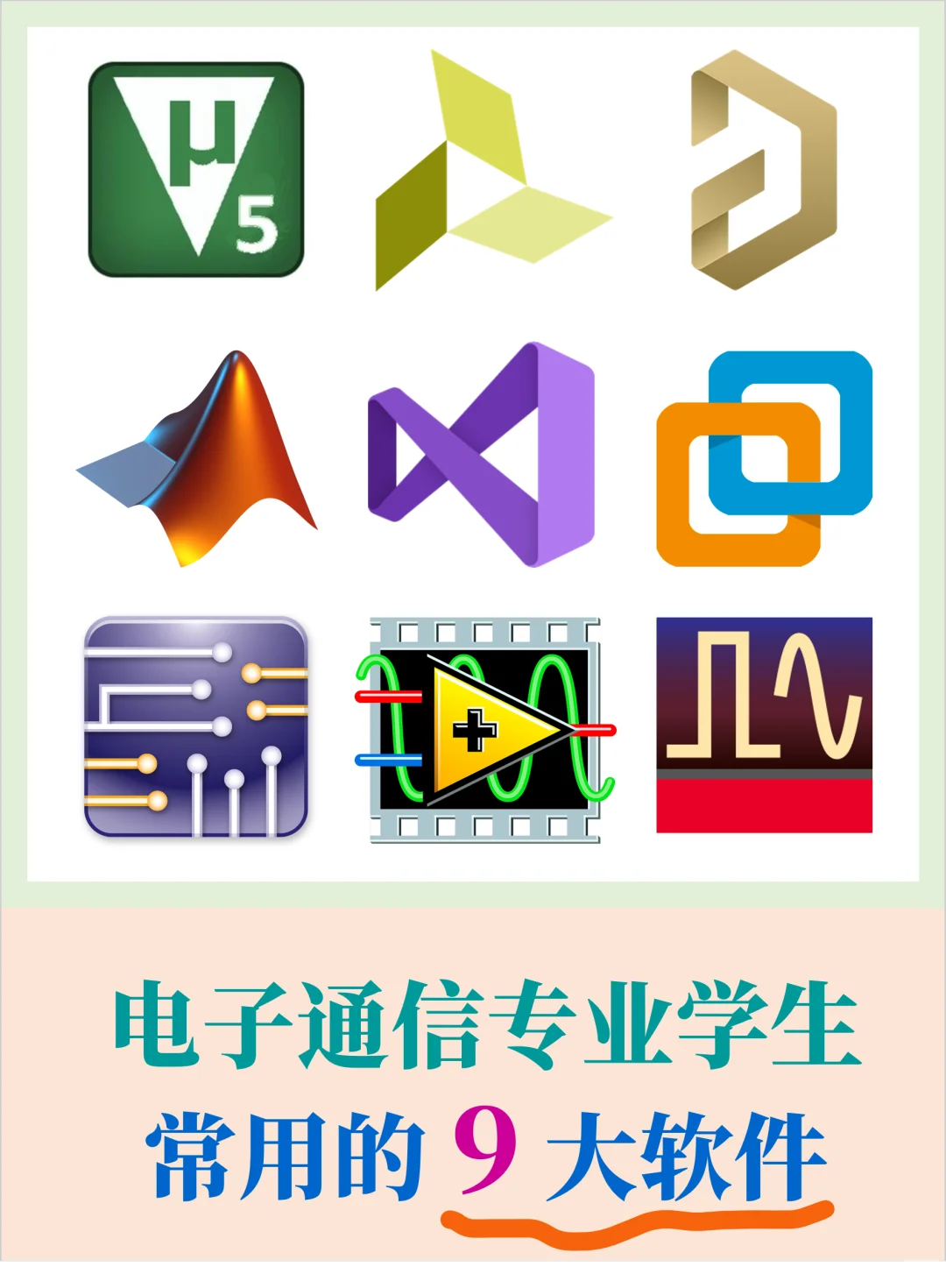 💡电子通信儿的9大软件💻你用过哪些?