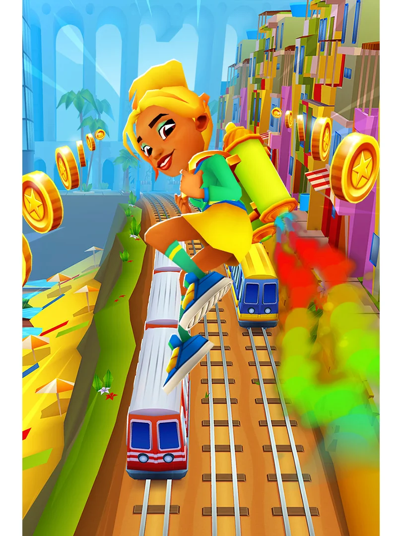 地铁跑酷，城市中的速度与激情！🔥🔥