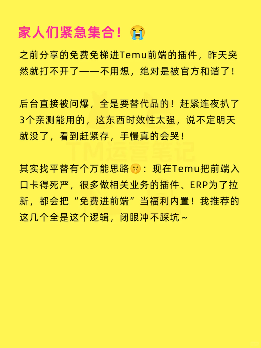 推荐3个免费进temu前端的插件