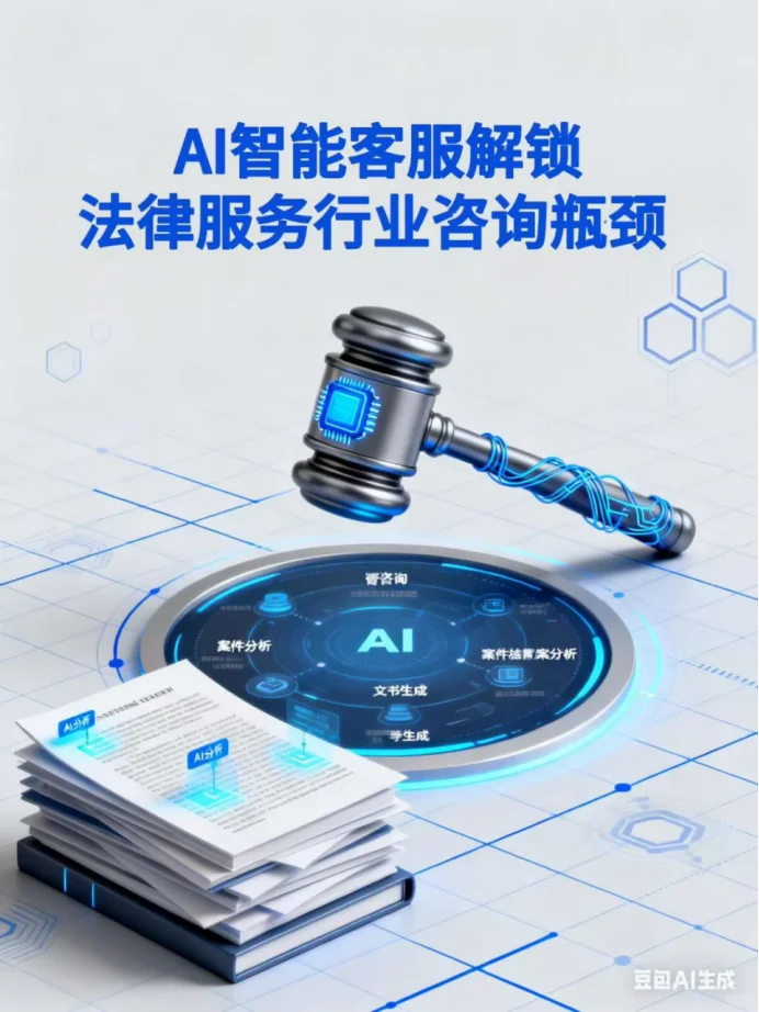 AI智能客服解锁法律服务行业咨询瓶颈