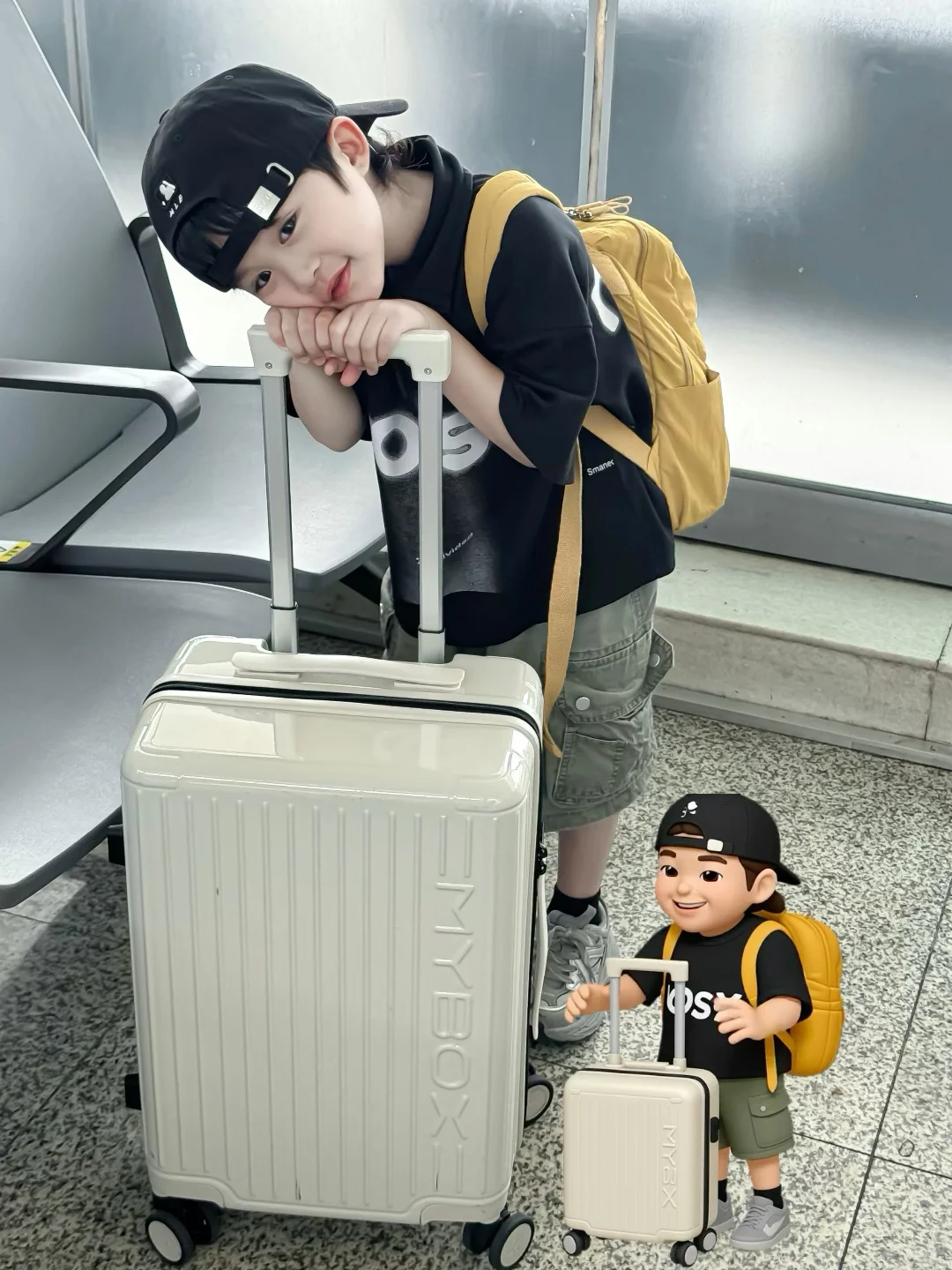 把娃照片做成iOS风emoji小人也太可爱了吧✨