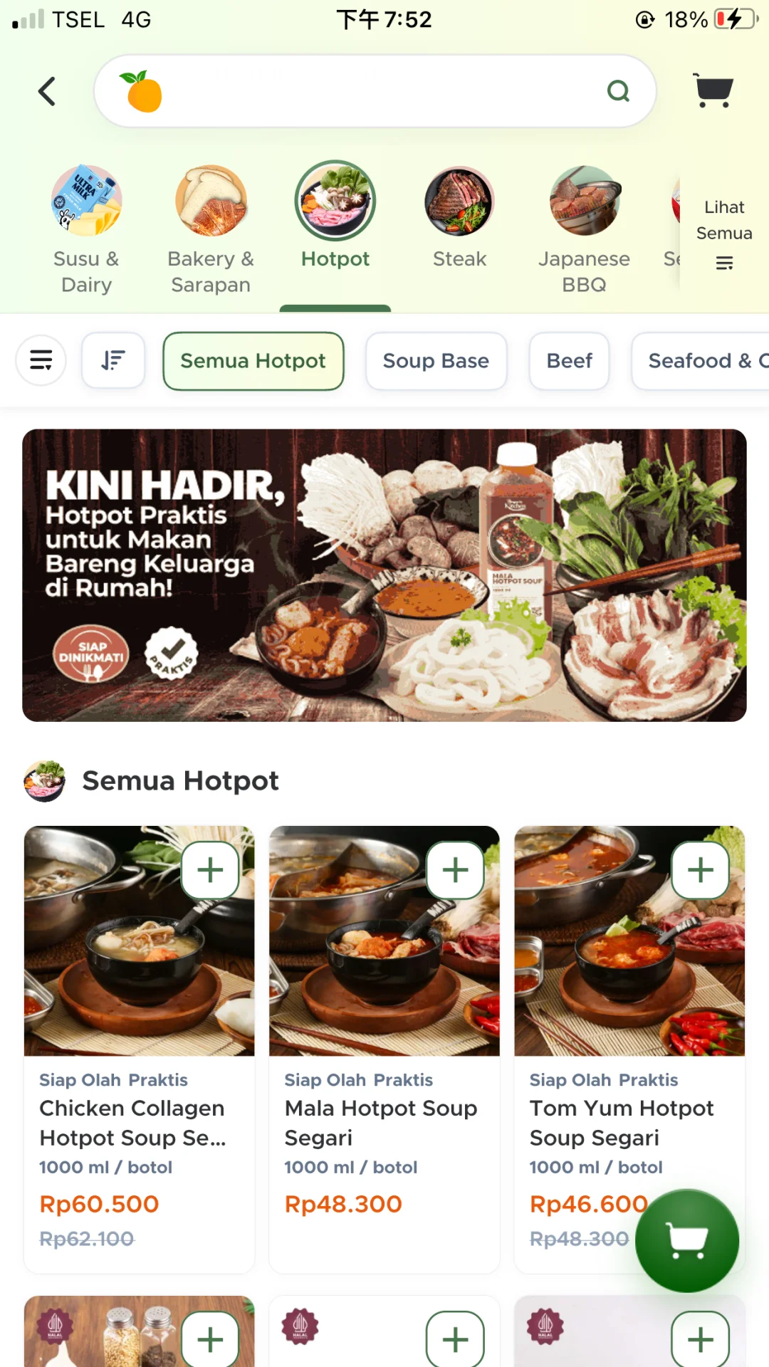 在印尼常用的7个买菜app对比