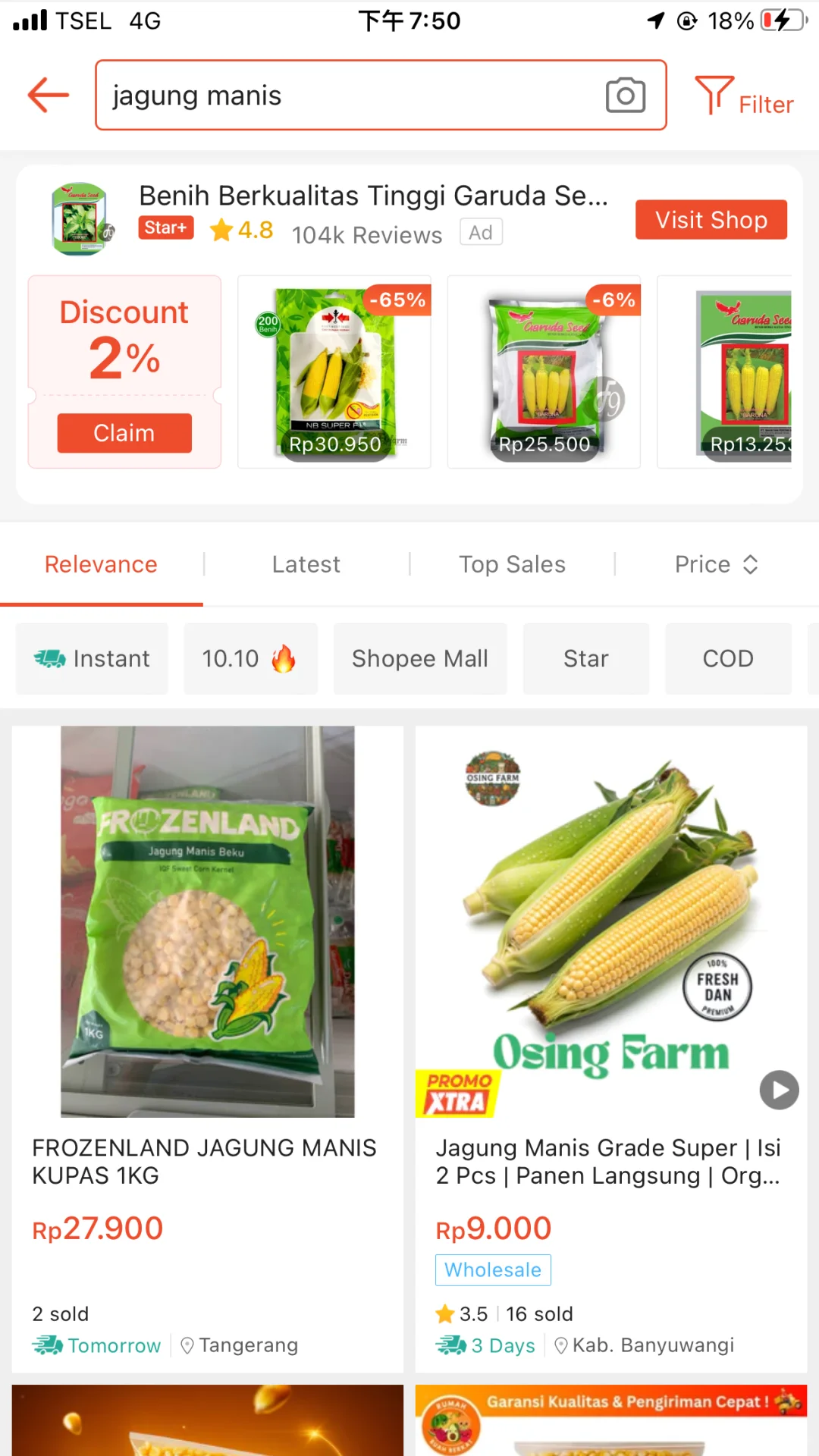 在印尼常用的7个买菜app对比