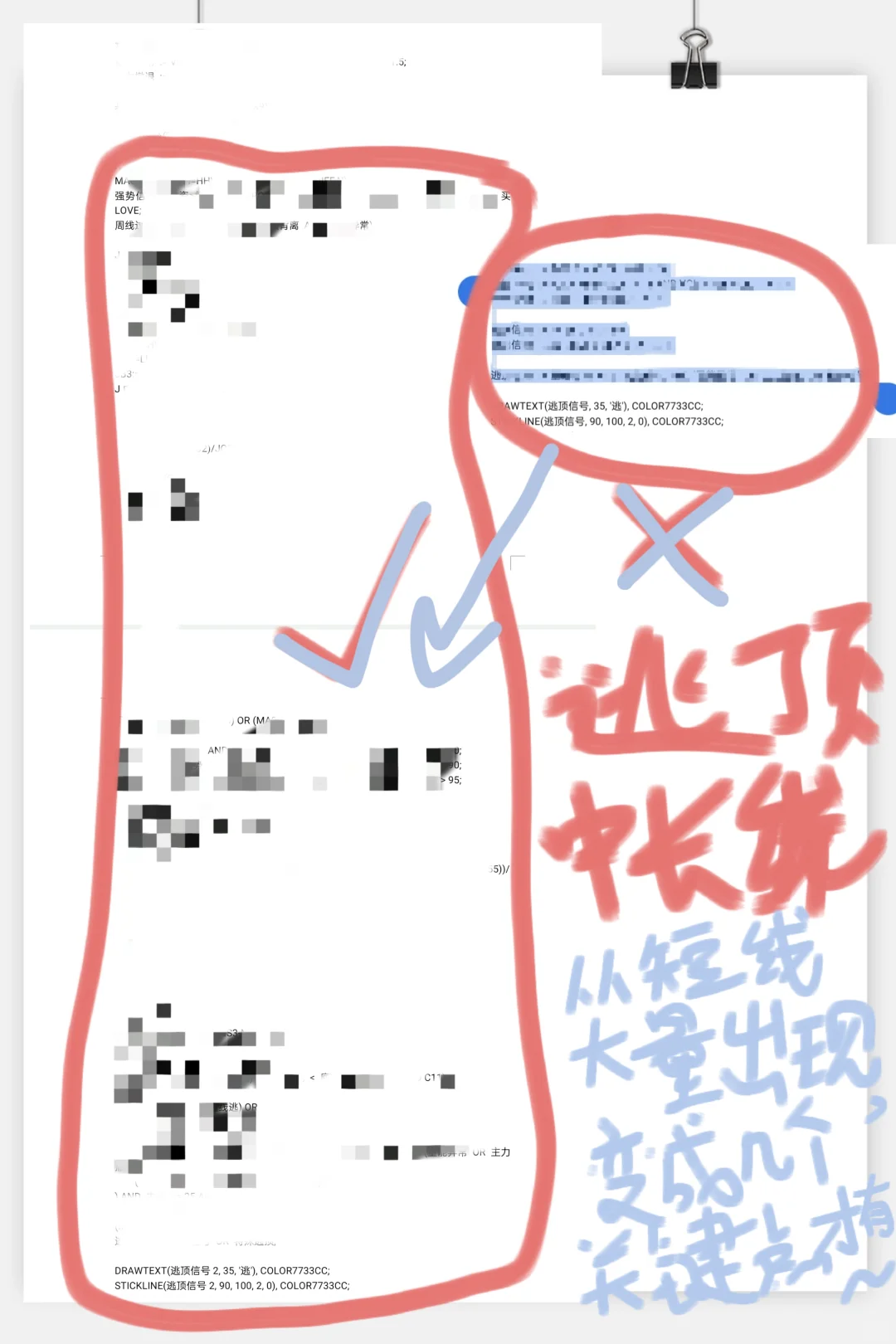 自编 通达信副图指标 改色