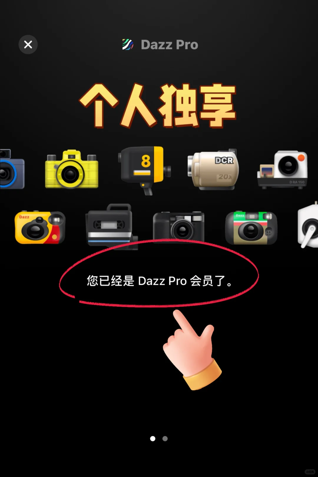 dazz永久会员？成功get！