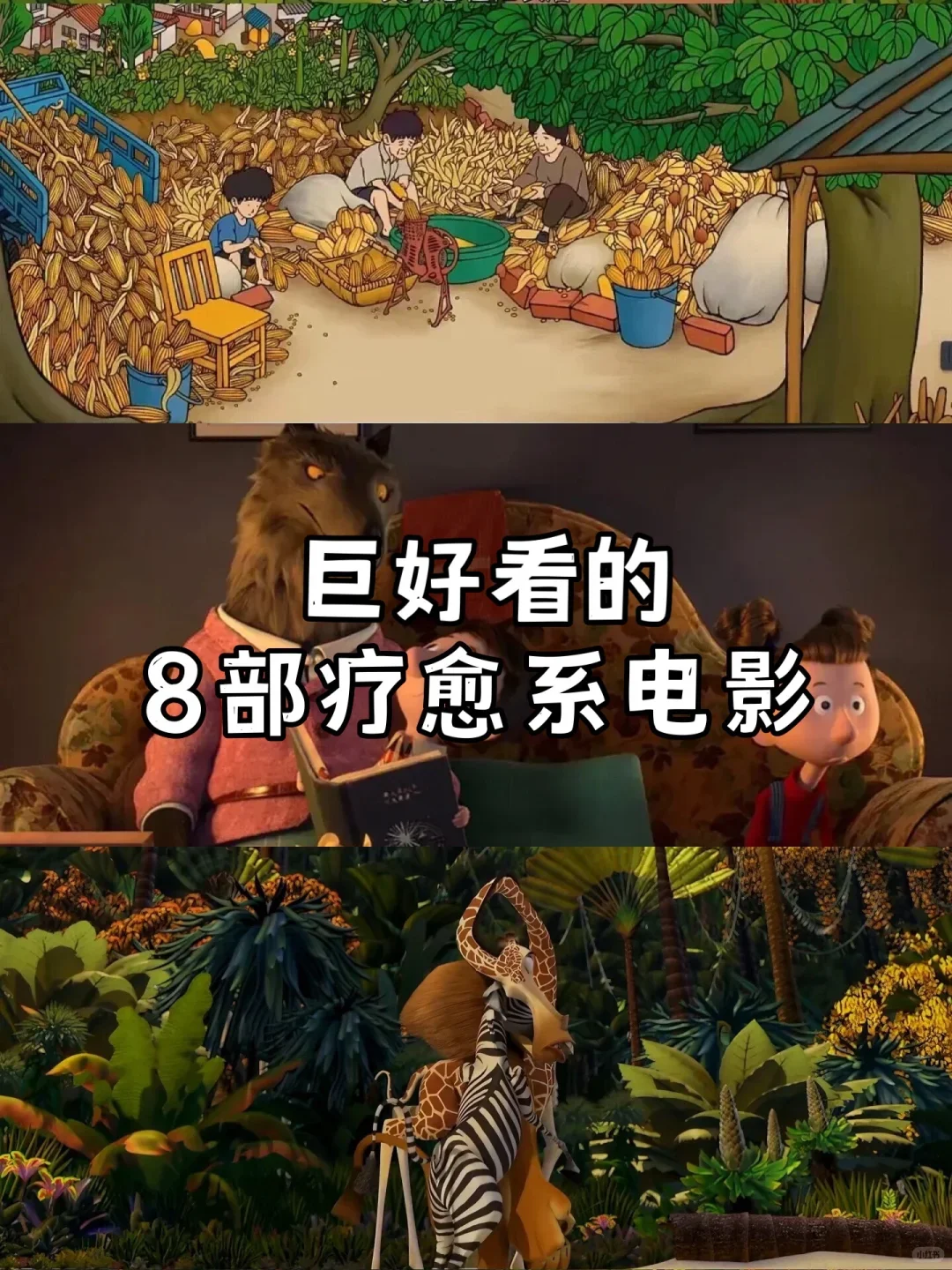 简直巨好看，巨治愈的电影