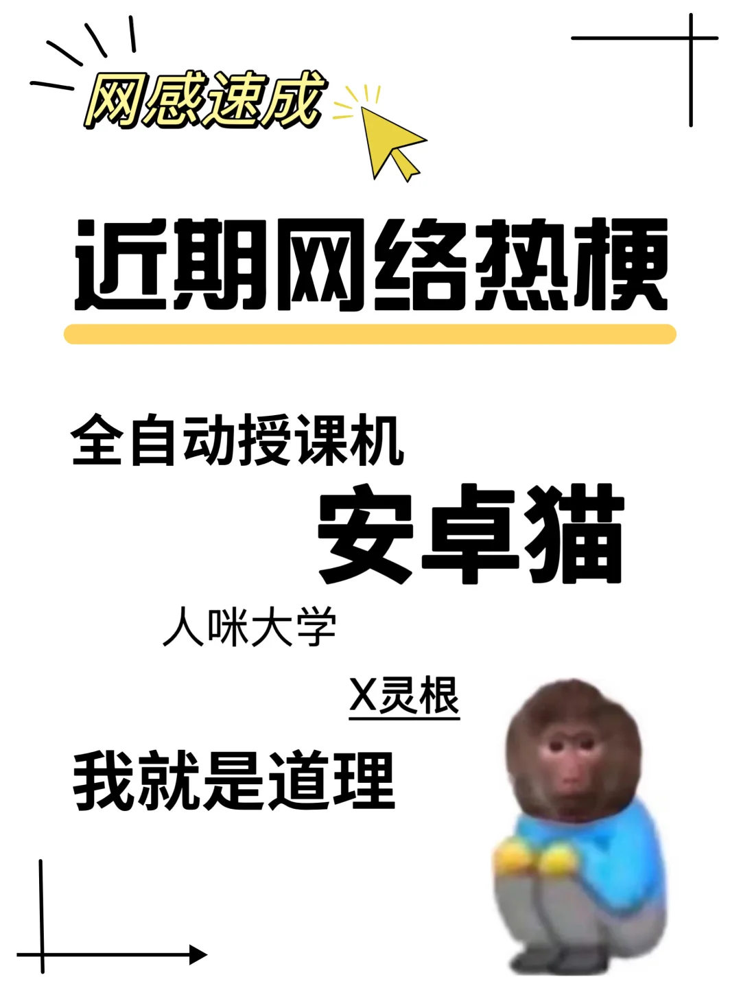 如何做一个有网感的人✅ 我就是道理，安卓猫