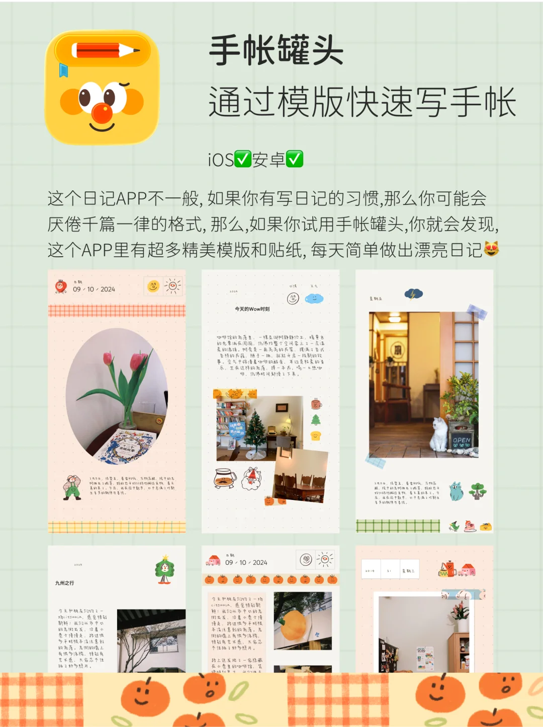 因为日记没东西写，所以开发了一个手帐APP